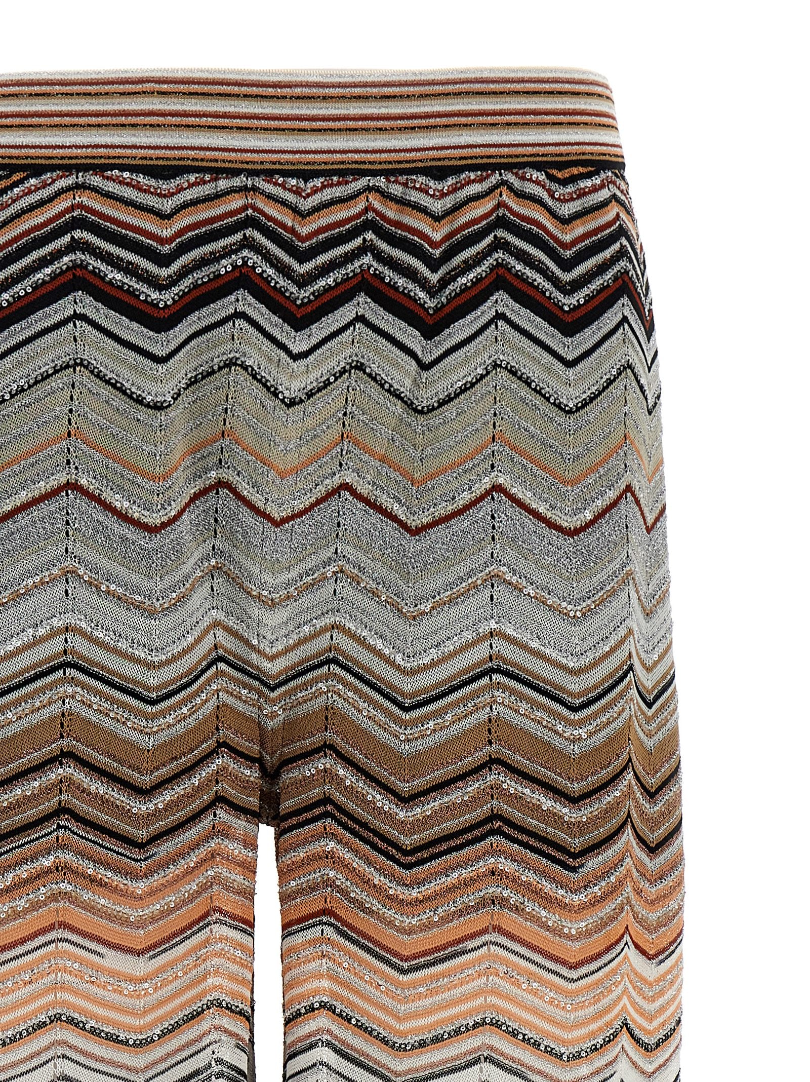 MISSONI - MISSONI - Chevron lamé pants - Women’s Pants