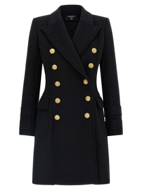 BALMAIN Women's 10 Bottoni Coat Black