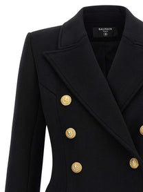 BALMAIN Women's 10 Bottoni Coat Black