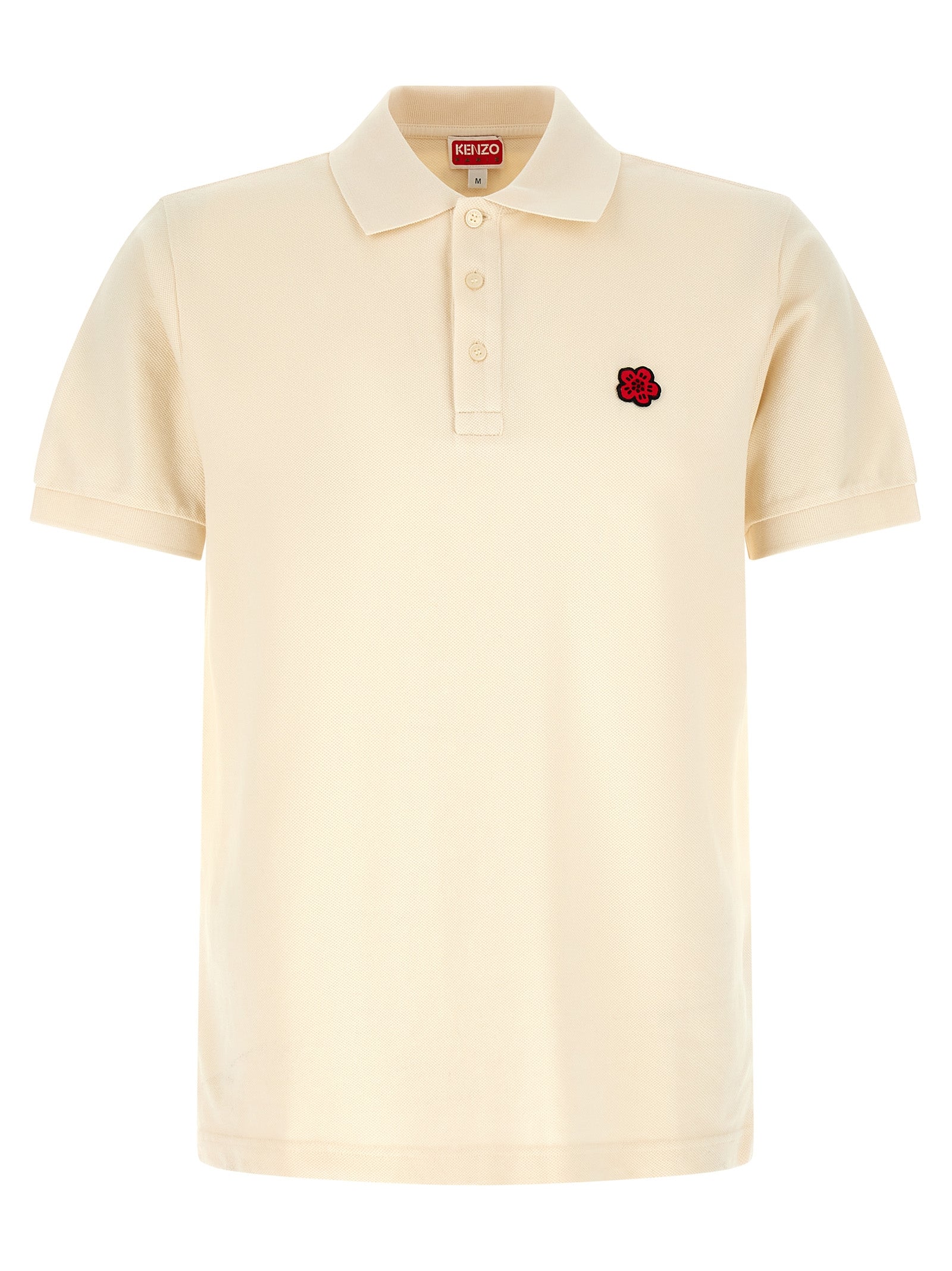 KENZO - KENZO Men’s Boke Flower Polo Shirt Beige - Men’s Tops