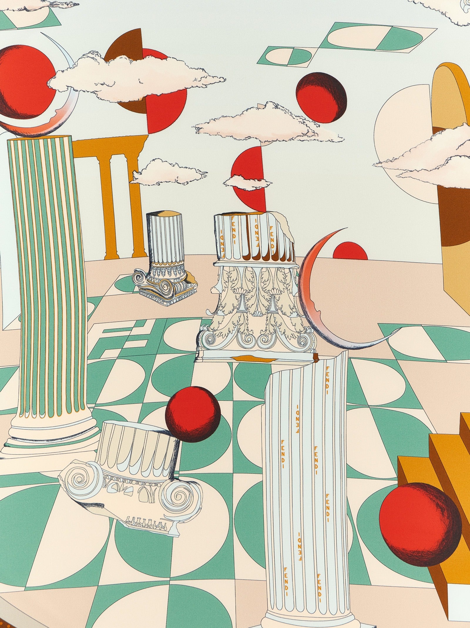 FENDI Women's Fendi Scarf Multicolor