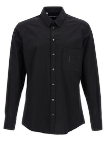 DOLCE &amp; GABBANA - DOLCE &amp; GABBANA - Logo embroidery shirt - Men’s Tops
