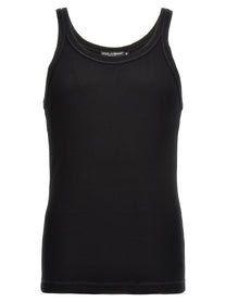 DOLCE &amp; GABBANA - DOLCE &amp; GABBANA - Ribbed tank top - Men’s Tops