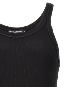 DOLCE &amp; GABBANA - DOLCE &amp; GABBANA - Ribbed tank top - Men’s Tops