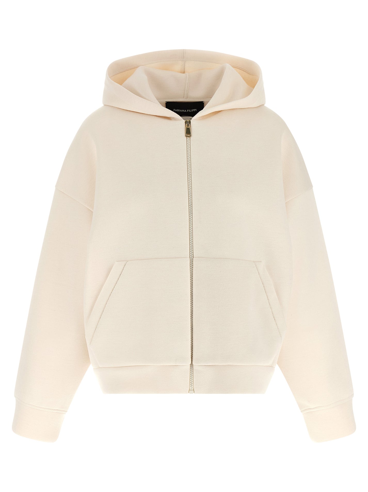 FABIANA FILIPPI - FABIANA FILIPPI - Scuba cashmere hoodie - Women’s Sweatshirts