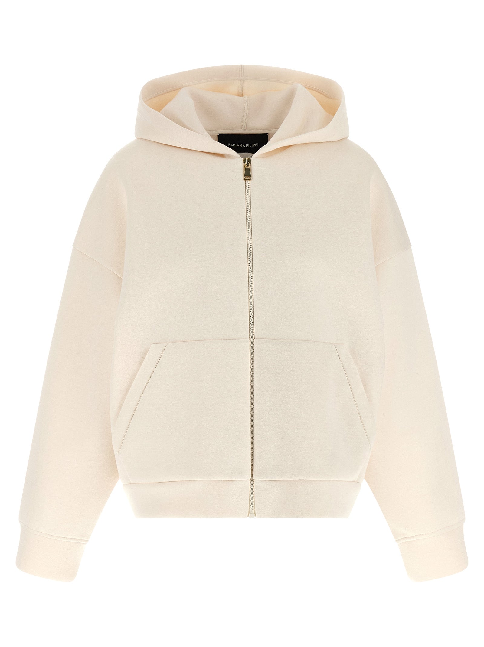 FABIANA FILIPPI - FABIANA FILIPPI - Scuba cashmere hoodie - Women’s Sweatshirts