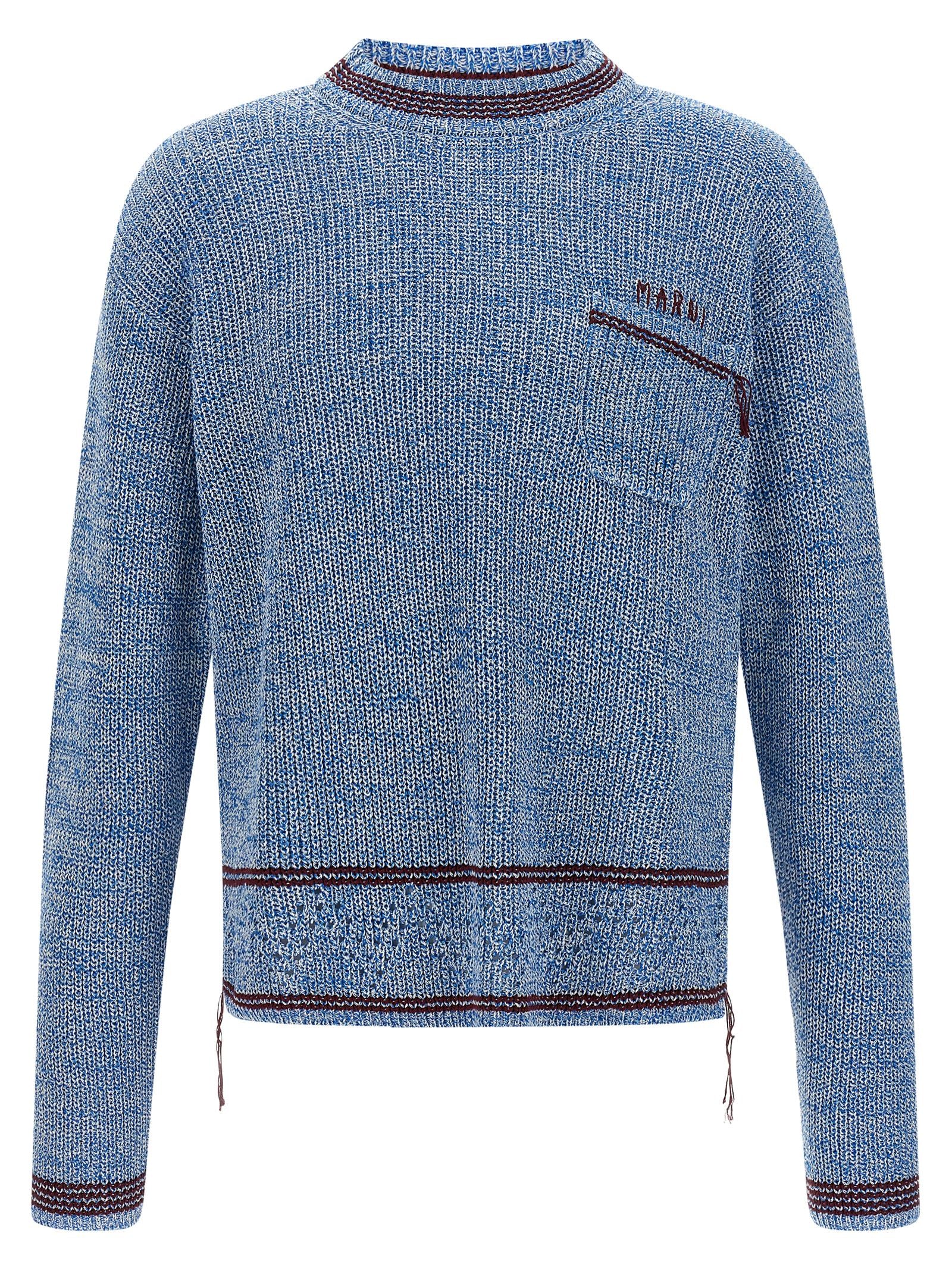 MARNI - MARNI - ’Marni Mending’ sweater - Men’s Knitwear