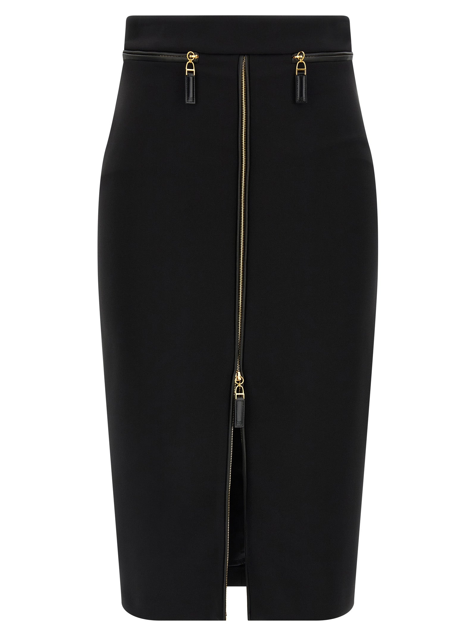 ELISABETTA FRANCHI Women's Zip Skirt Black