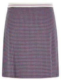 MARNI - MARNI Women’s Houndstooth Skirt Purple - Women’s Bottoms