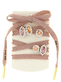 GOLDEN GOOSE Women's Skin Spargkling Shoelaces Pink