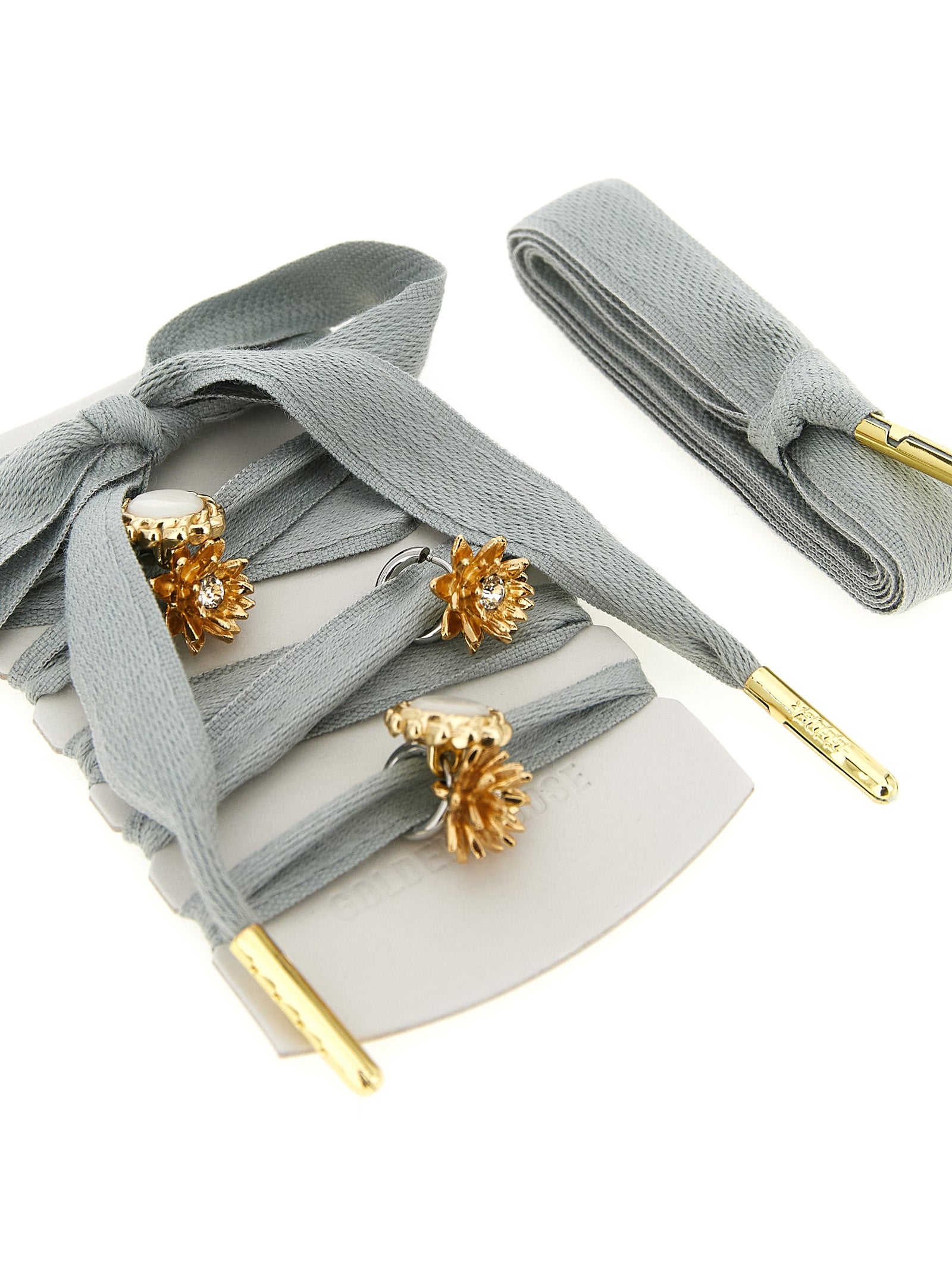 GOLDEN GOOSE Women's Skin Vintage Shoelaces Gray