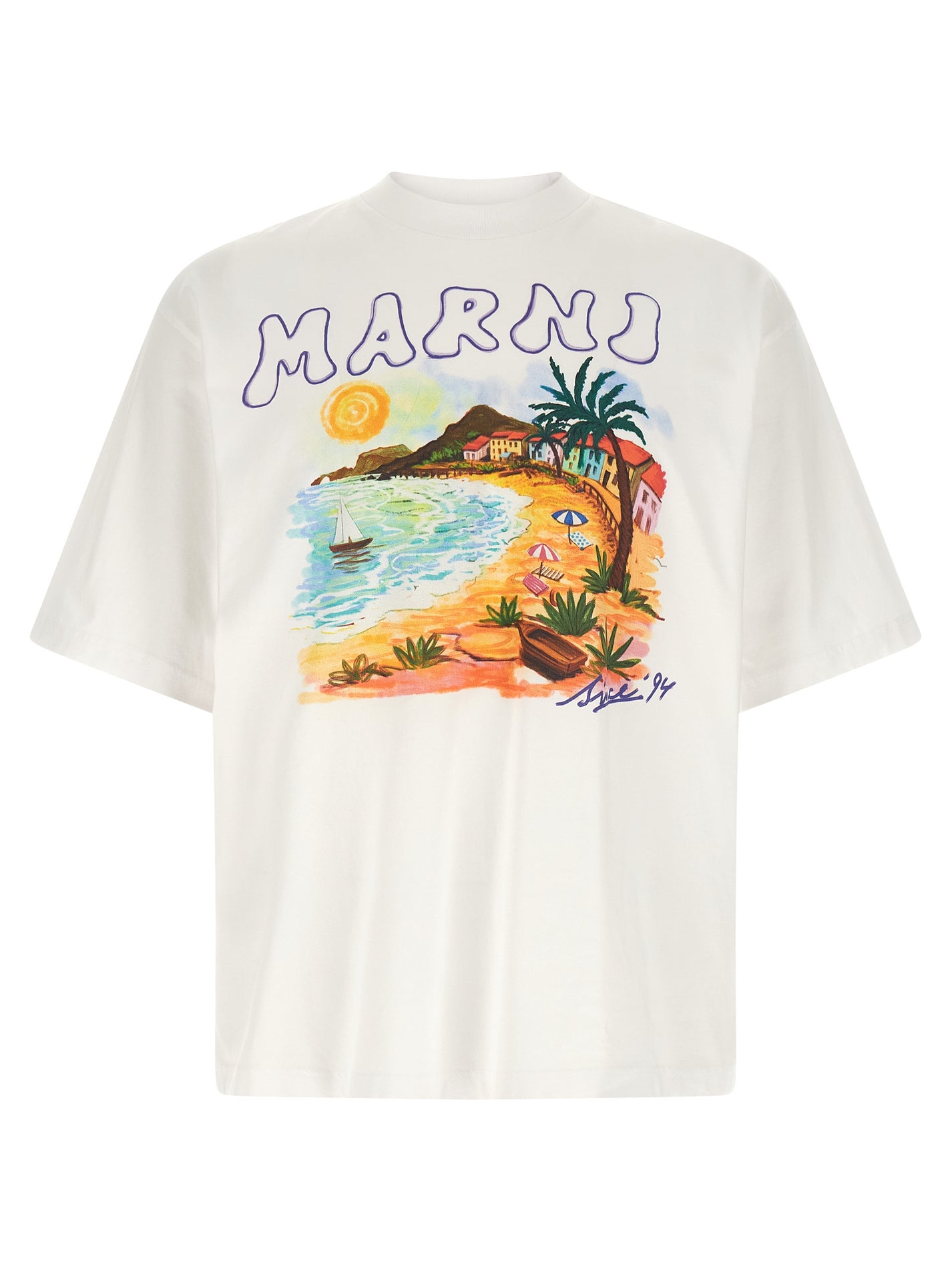 MARNI - MARNI - ’Marni Beach since ’94’ T-shirt - Men’s Tops
