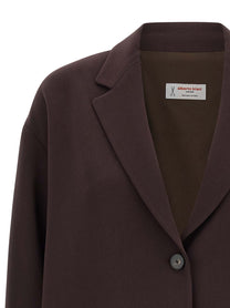 ALBERTO BIANI - ALBERTO BIANI Women’s Two-Button Blazer Brown - Women’s Clothing