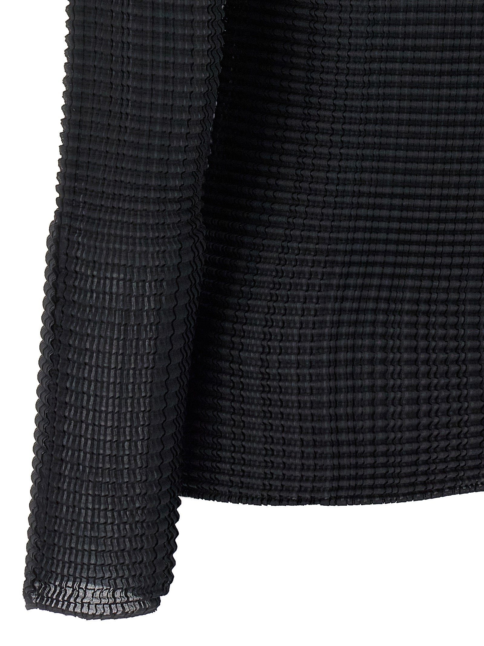 ISSEY MIYAKE - ISSEY MIYAKE - ’Wooly Pleats’ blouse - Women’s Knitwear
