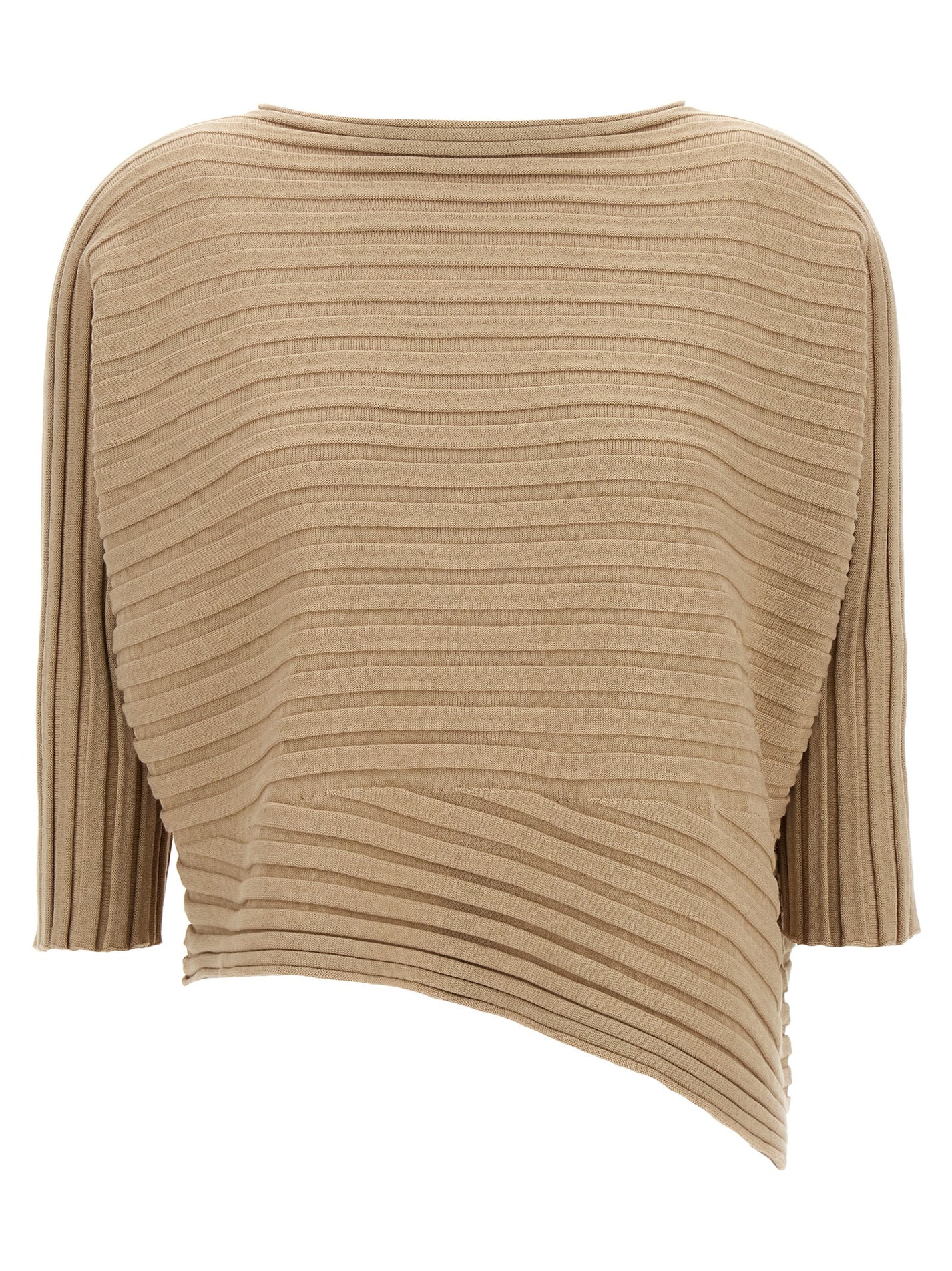 ISSEY MIYAKE - ISSEY MIYAKE - ’Cotton Cashmere Knit’ top - Women’s Tops