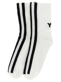 Y-3 - Y-3 - ’Y-3 Stripes’ socks - Men’s Clothing