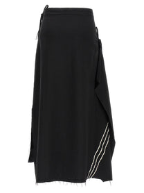 Y-3 - Y-3 - ’Y-3 Sport Uniform Raw Cut 3-Stripes’ skirt - Women’s Bottoms
