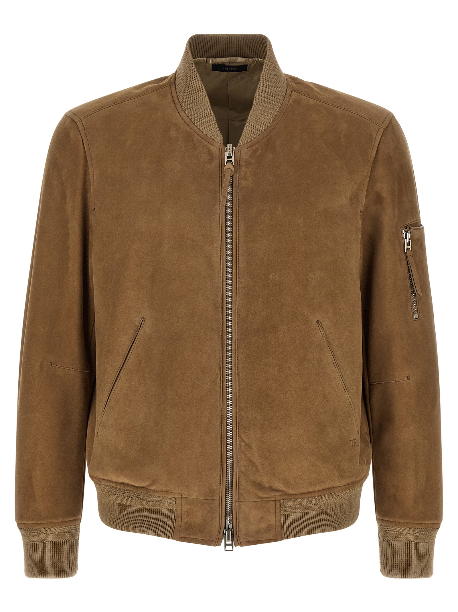 TOM FORD - TOM FORD - Suede bomber jacket - Men’s Outerwear