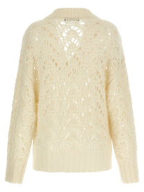 FABIANA FILIPPI - FABIANA FILIPPI - Platinum mohair sweater - Women’s Knitwear