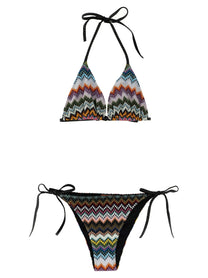 MISSONI Women's Zigzag Pattern Bikini Multicolor