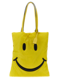 MOSCHINO Women's Smiley® Shopping Bag Yellow