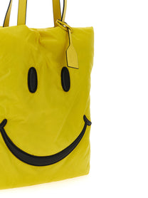 MOSCHINO Women's Smiley® Shopping Bag Yellow