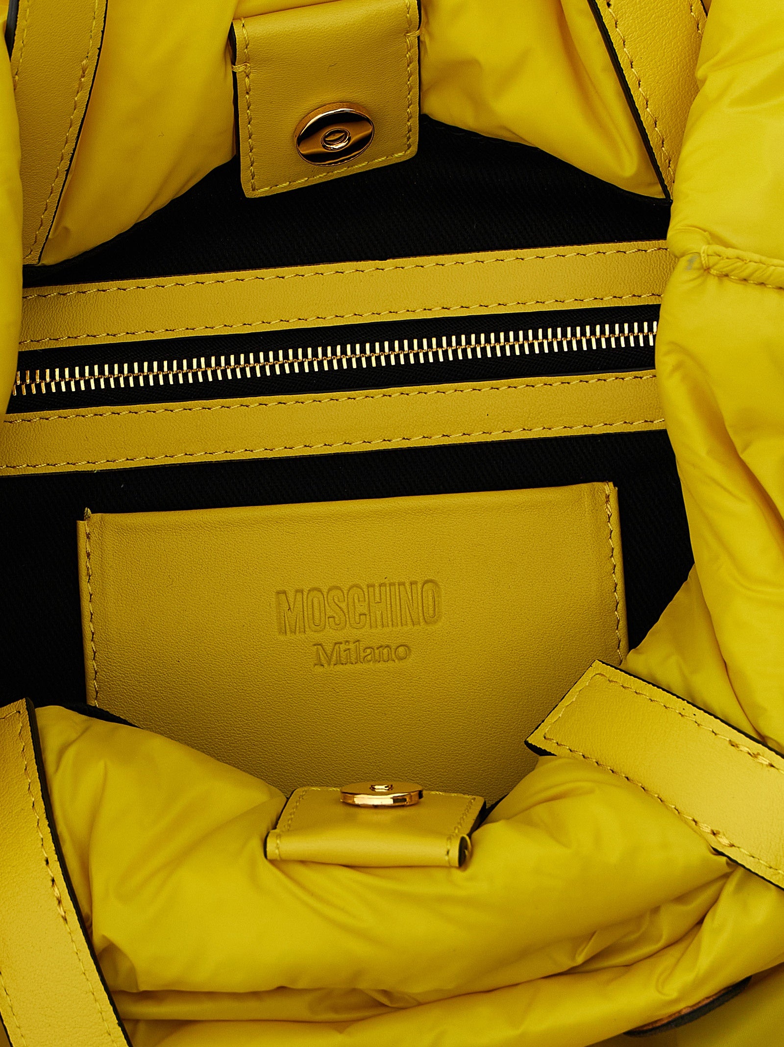MOSCHINO Women's Smiley® Shopping Bag Yellow