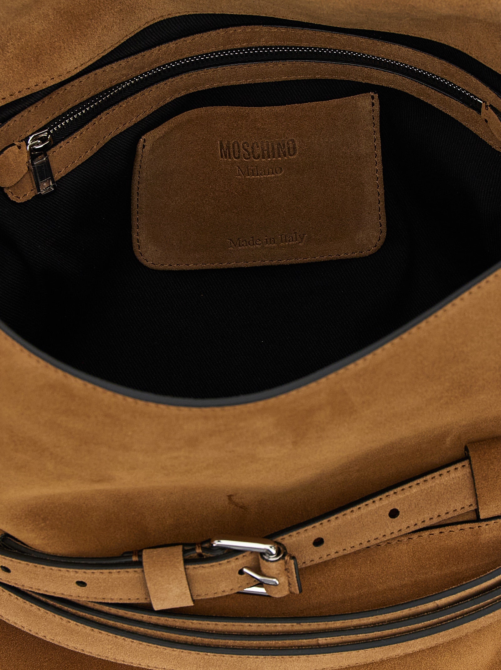 MOSCHINO Women's Tie Me Shoulder Bag Brown