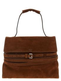 MOSCHINO Women's Tie Me Shoulder Bag Brown