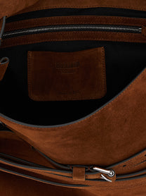 MOSCHINO Women's Tie Me Shoulder Bag Brown