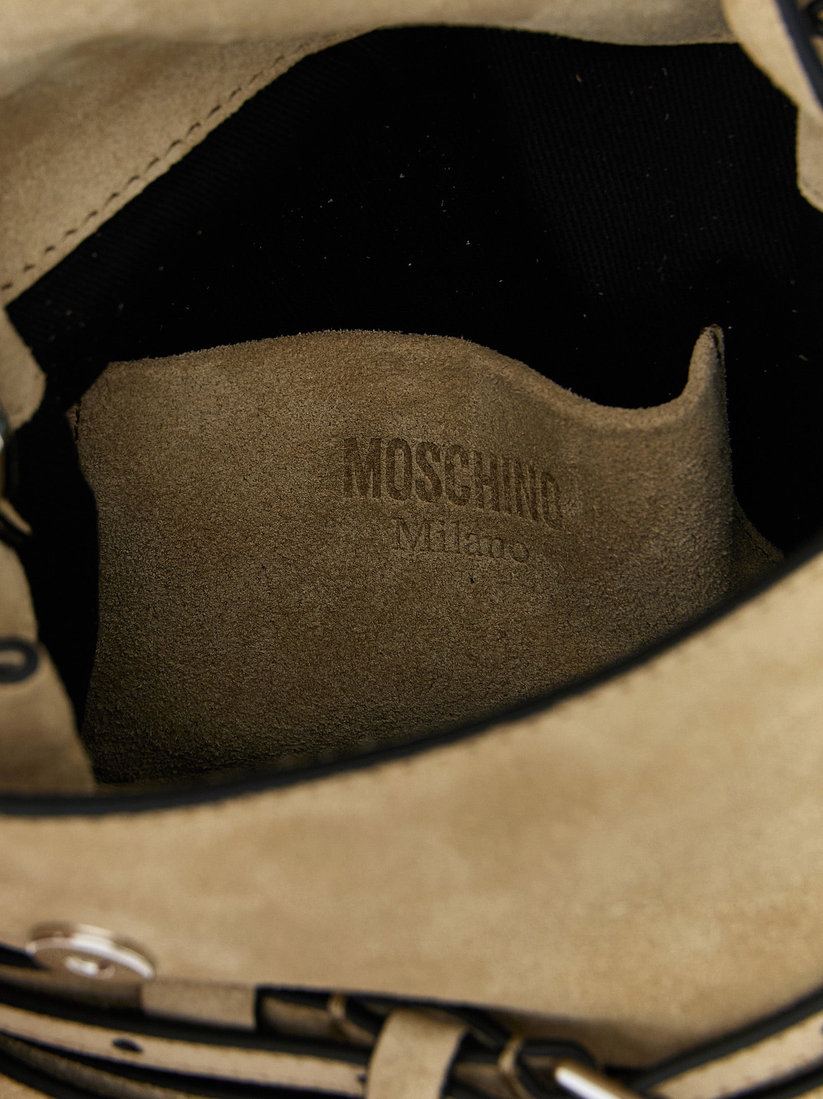 MOSCHINO Women's Tie Me Small Handbag Beige