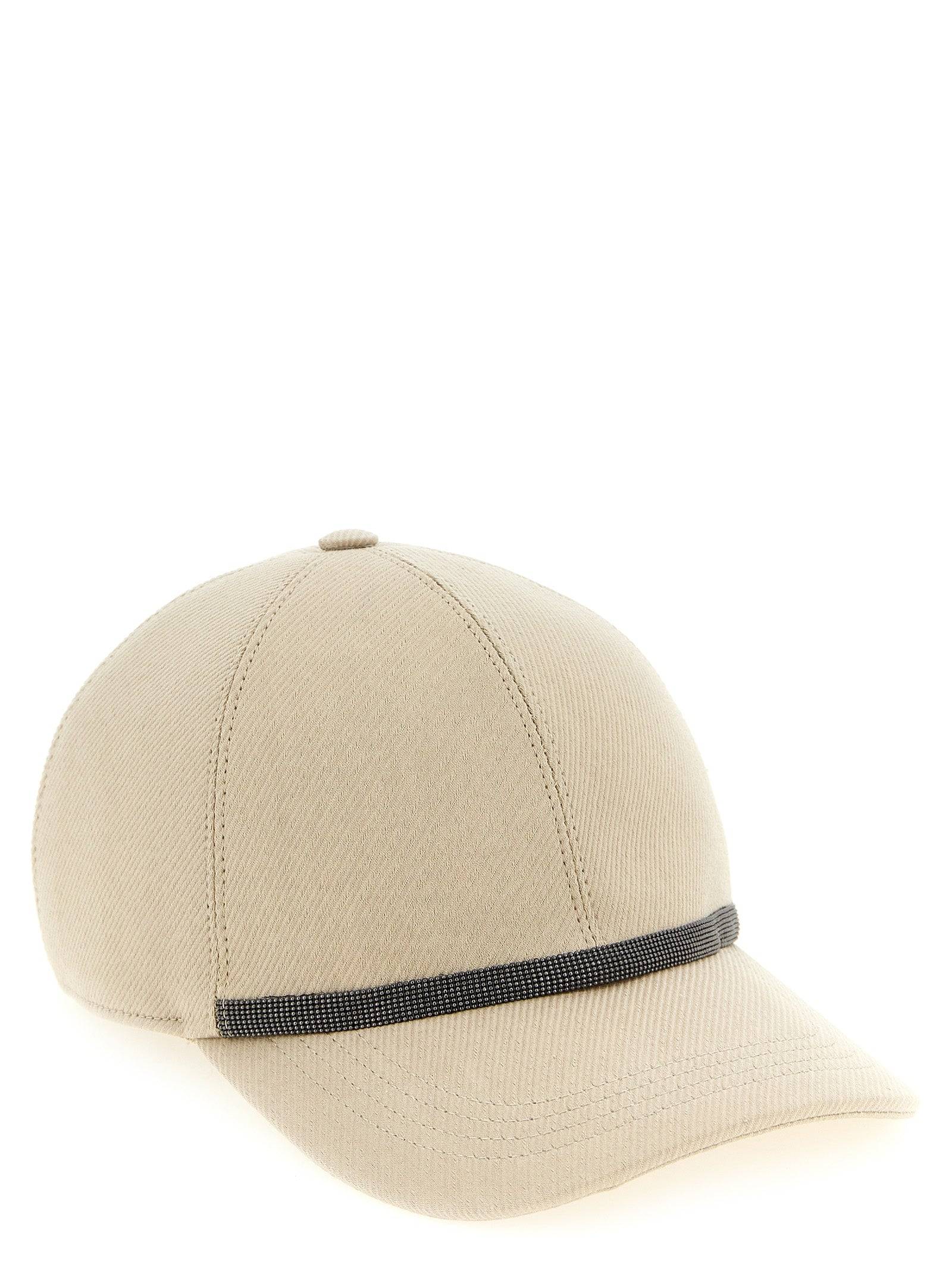 BRUNELLO CUCINELLI Women's Baseball Hat Beige