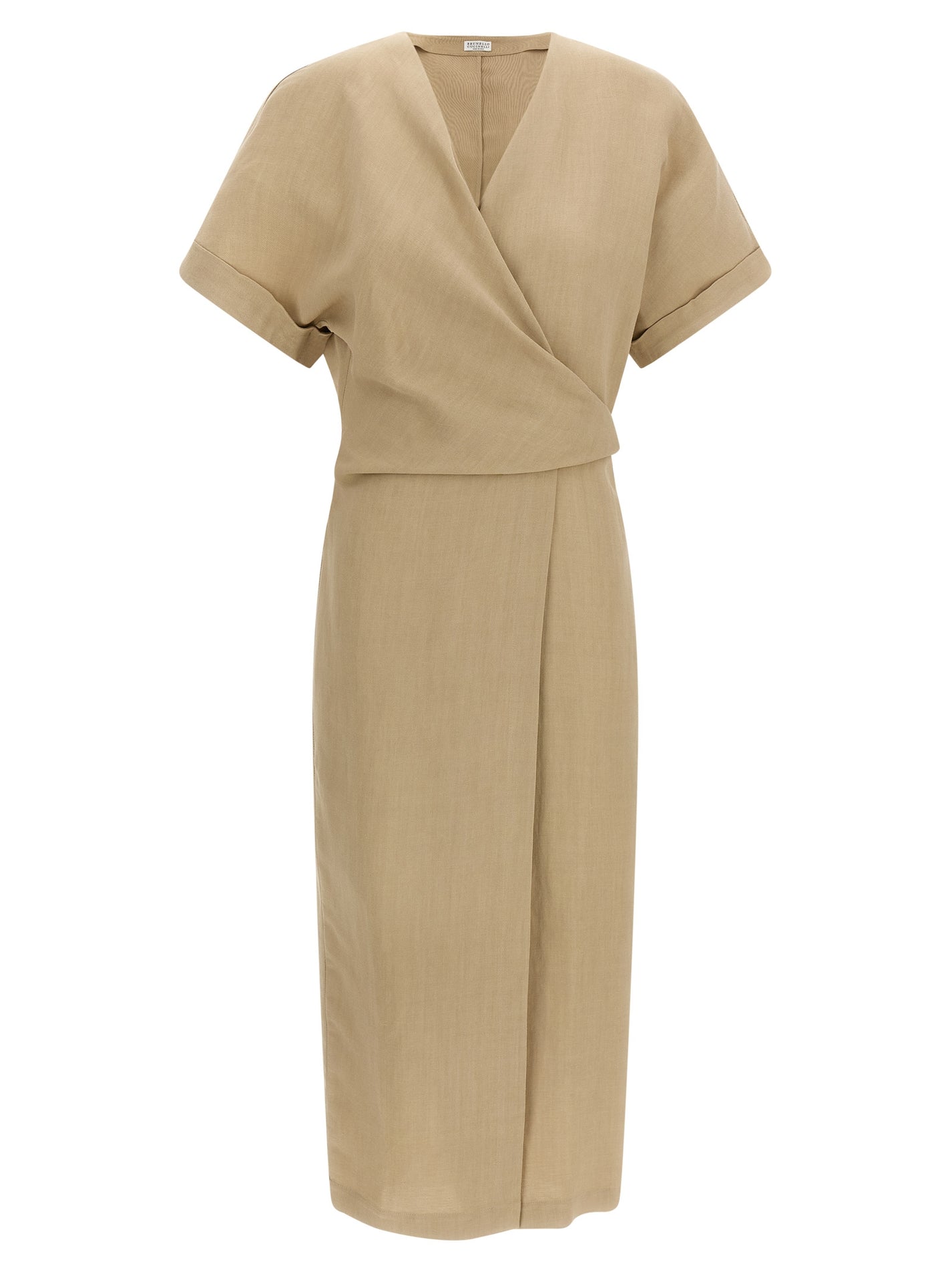 BRUNELLO CUCINELLI - BRUNELLO CUCINELLI - Wrap dress - Women’s Clothing