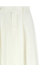 BRUNELLO CUCINELLI - BRUNELLO CUCINELLI Women’s Sartorial Skirt White - Women’s Bottoms