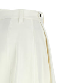 BRUNELLO CUCINELLI - BRUNELLO CUCINELLI Women’s Sartorial Skirt White - Women’s Bottoms