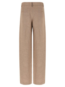 BRUNELLO CUCINELLI - BRUNELLO CUCINELLI - ’Loose Pleated’ pants - Women’s Pants