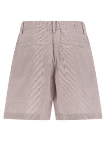 BRUNELLO CUCINELLI - BRUNELLO CUCINELLI Women’s Baggy Shorts Multicolor - Women’s Clothing