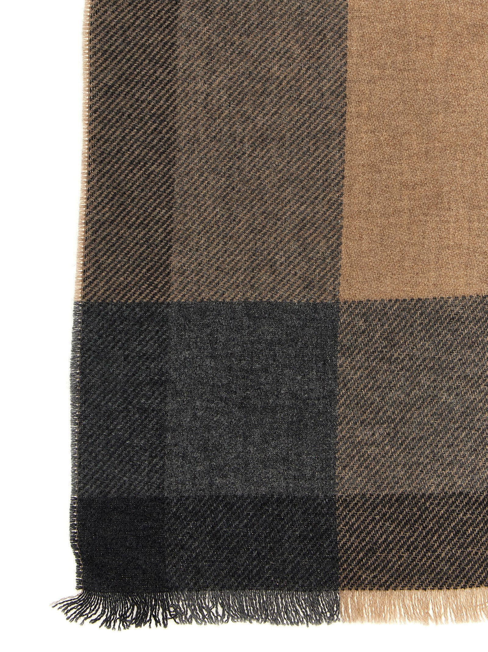 BRUNELLO CUCINELLI - BRUNELLO CUCINELLI - Check scarf - Men’s Accessories
