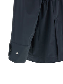 BRUNELLO CUCINELLI - BRUNELLO CUCINELLI Men’s Waterproof Windbreaker Blue - Men’s Outerwear