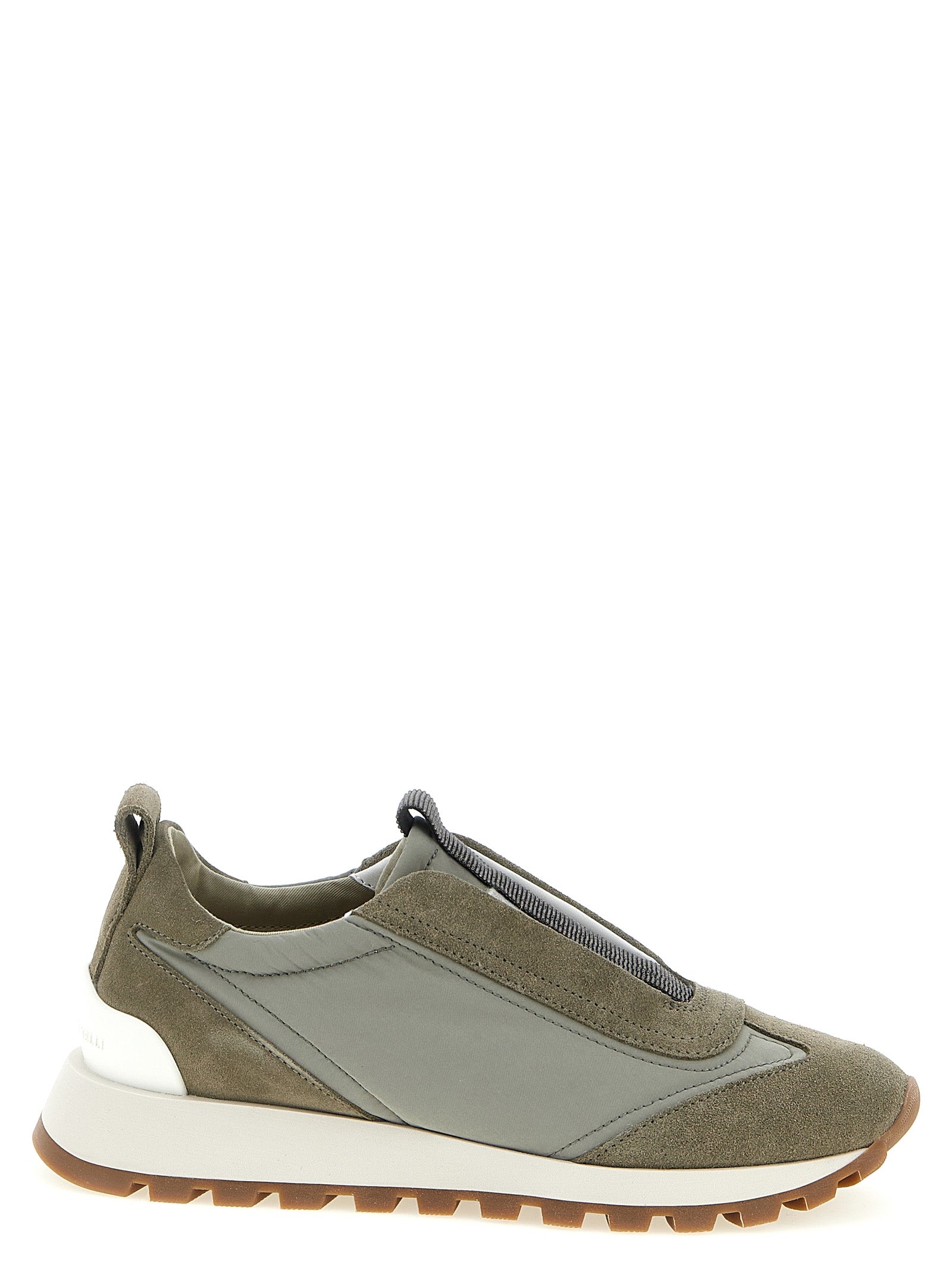 BRUNELLO CUCINELLI - BRUNELLO CUCINELLI Women’s Runners Sneakers Green - Women’s Shoes