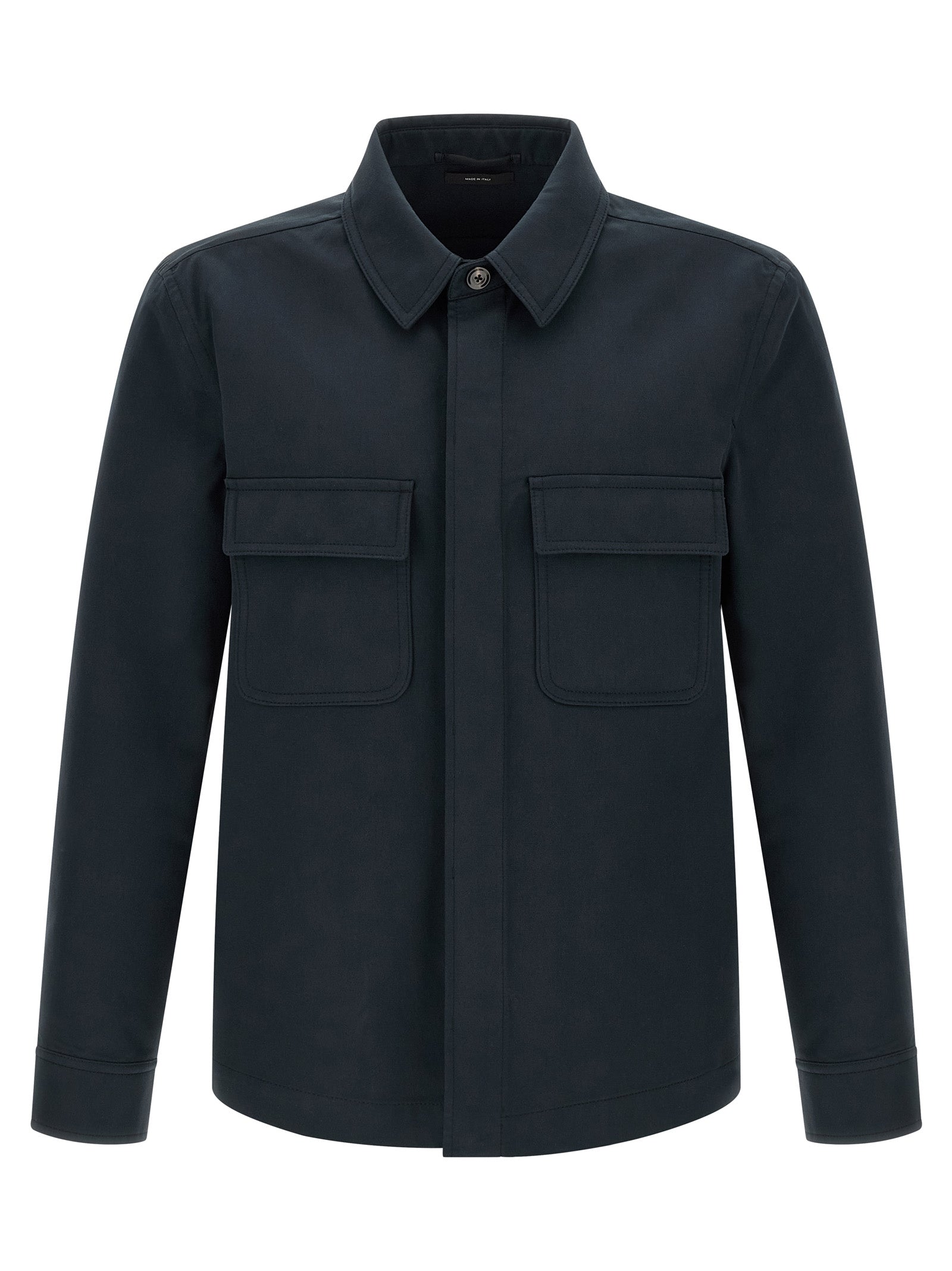 TOM FORD Men's Twill Overshirt Blue