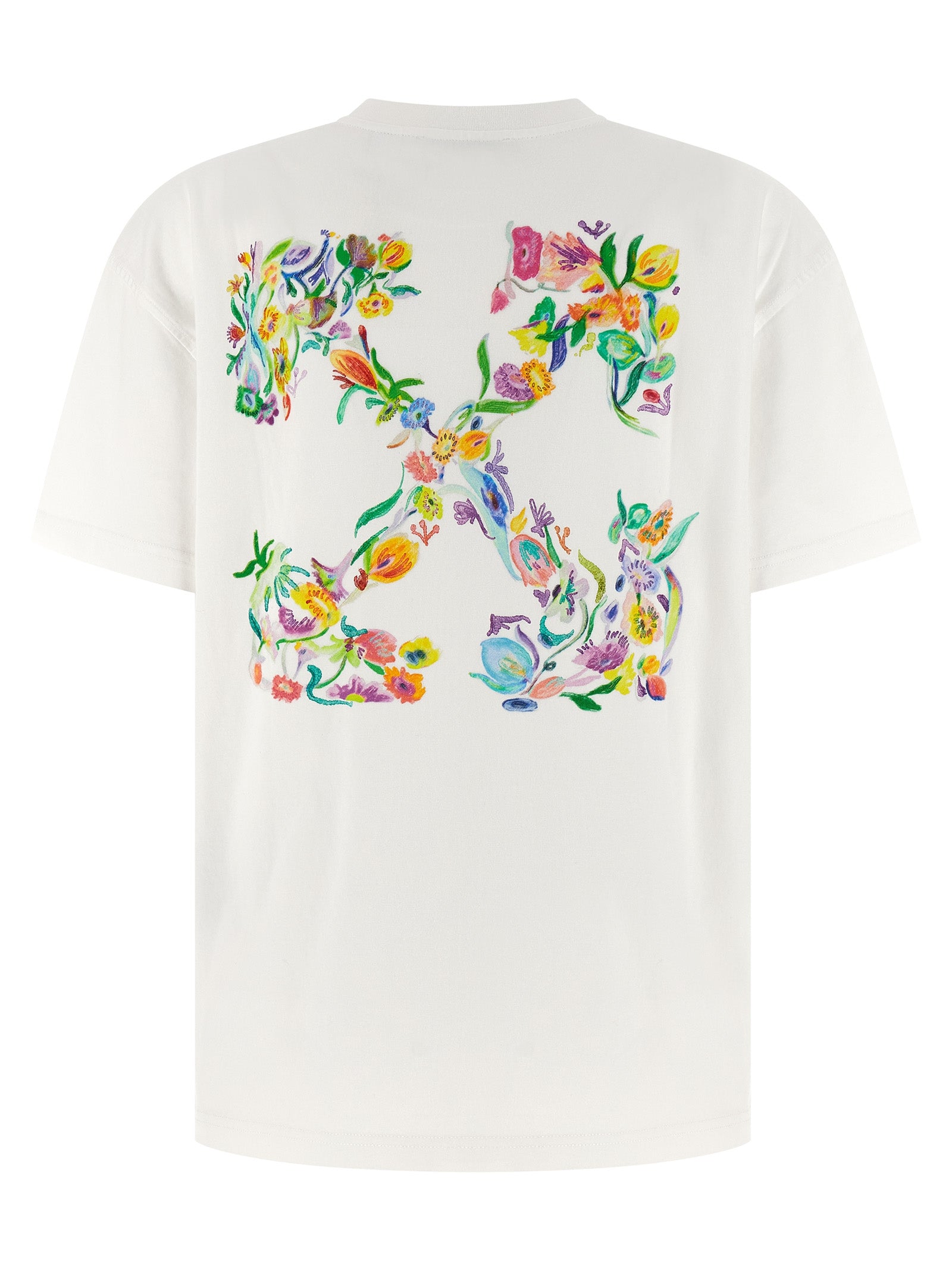 OFF-WHITE - OFF-WHITE - ’Arrow Glowing Flower’ T-shirt - Women’s Tops