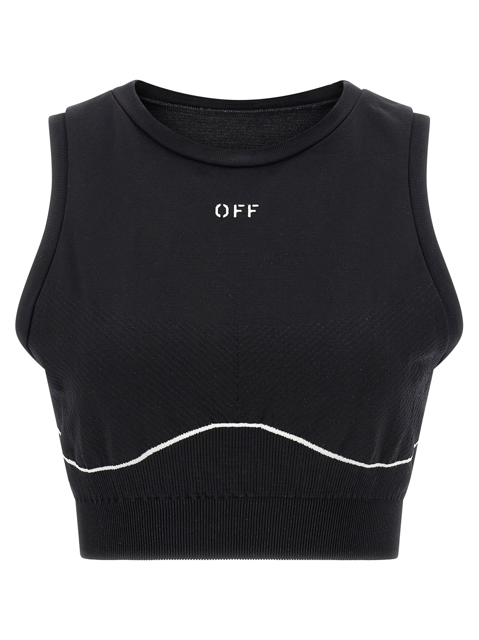 OFF-WHITE Women's Off Active Line Top White/Black