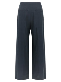 THEORY - THEORY Women’s Deep Pleat Pants Blue - Women’s Pants