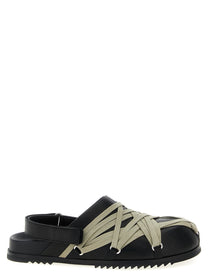 RICK OWENS Women's Granola Sabots Black