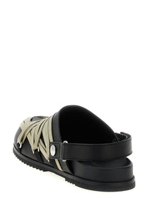 RICK OWENS Women's Granola Sabots Black
