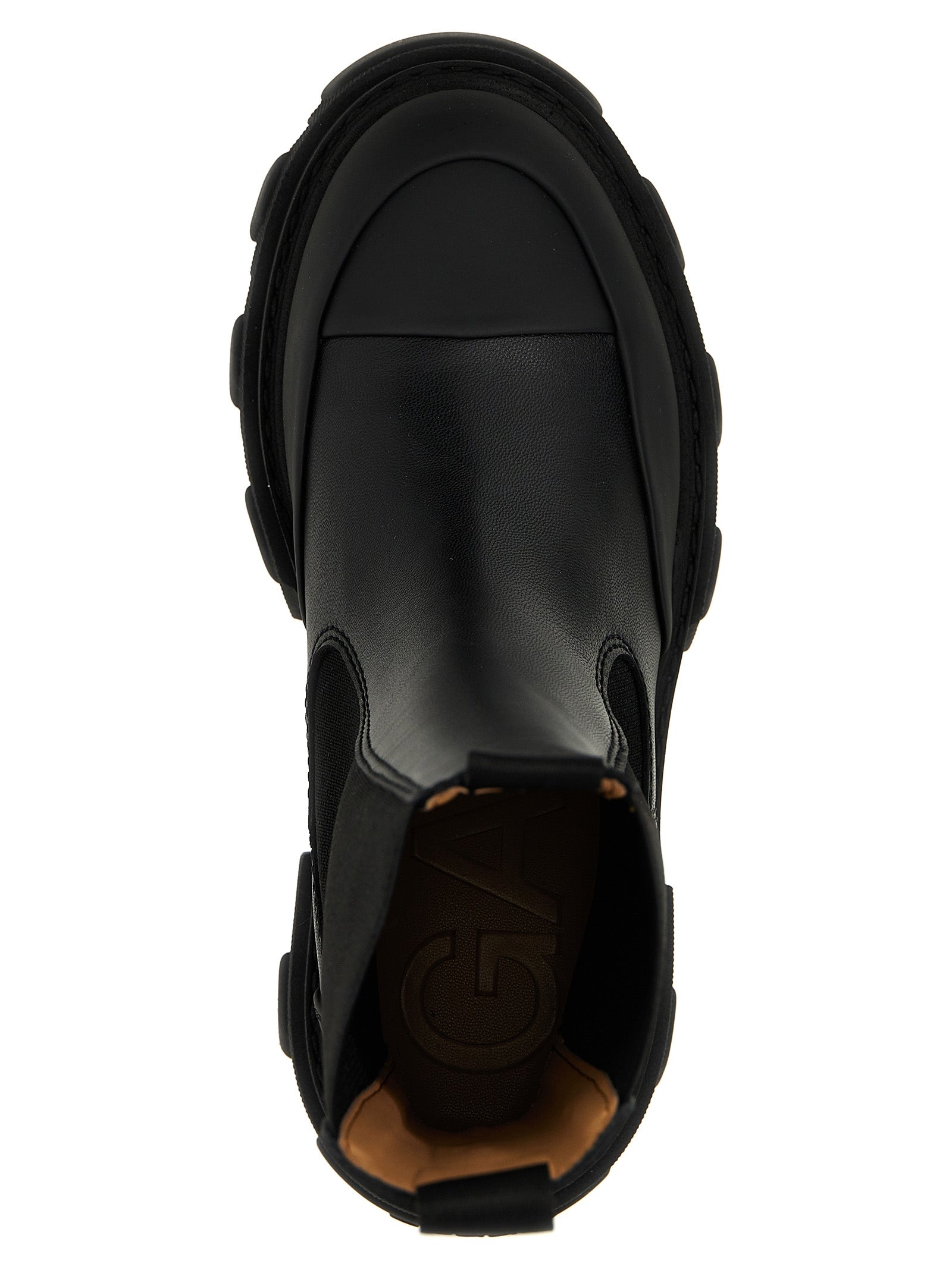 GANNI Women's Leather Ankle Boots Black