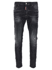 DSQUARED2 - DSQUARED2 Men’s Skater Jeans Black - Men’s Bottoms