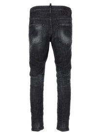 DSQUARED2 - DSQUARED2 Men’s Skater Jeans Black - Men’s Bottoms