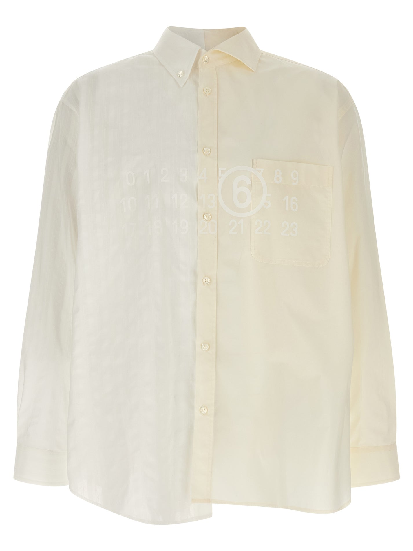 MM6 MAISON MARGIELA - MM6 MAISON MARGIELA - ’Numeric Signature MM6’ shirt - Men’s Tops